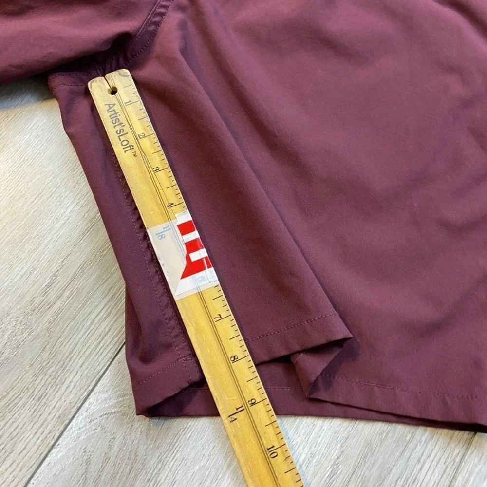 Abercrombie & Fitch Swim Shorts Mens Size 31 Red Beach Preppy Drawstring Trunks